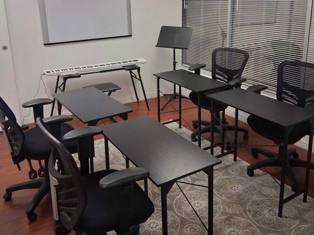 The New Sac Academy Songwriting Classroom