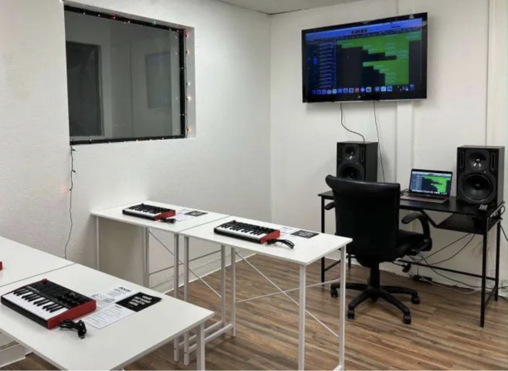 The New Sac Academy Music Production Beat Making Classroom
